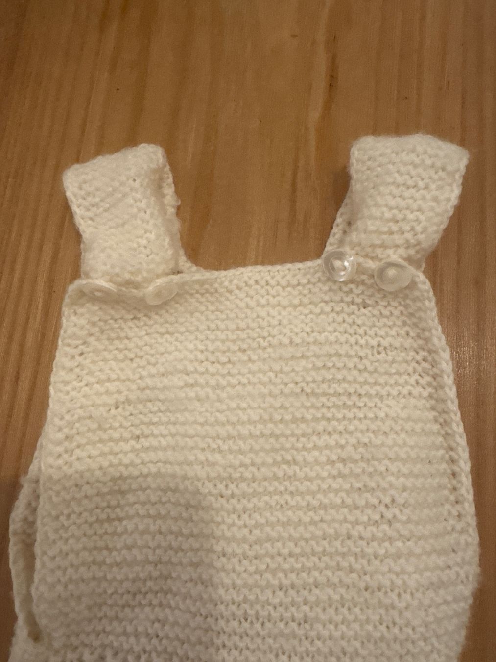 Pagliaccetti: Winter Baby Strick Overall,Handgestrickt – Usato da Schöfflisdorf venduto da sonjastarfish 1