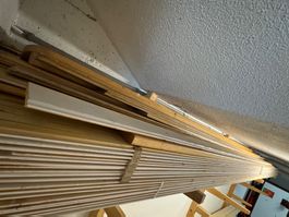 Holzpanele mit Nut und Feder