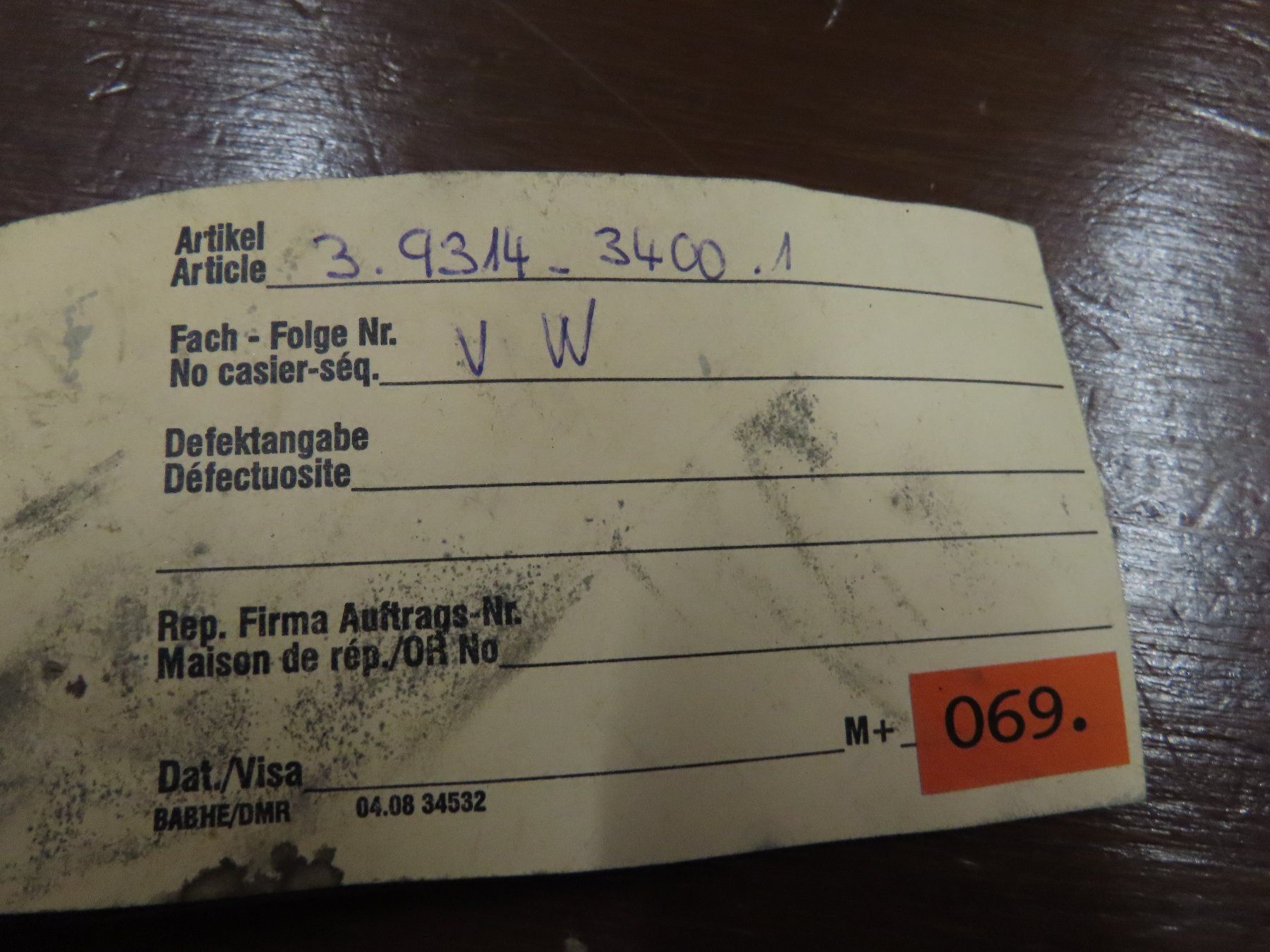 Tutti gli attrezzi: Düseneinsatz VW 3.9314-3400.1 – Usato da Alpnach-Dorf venduto da Hess-Automobile 1