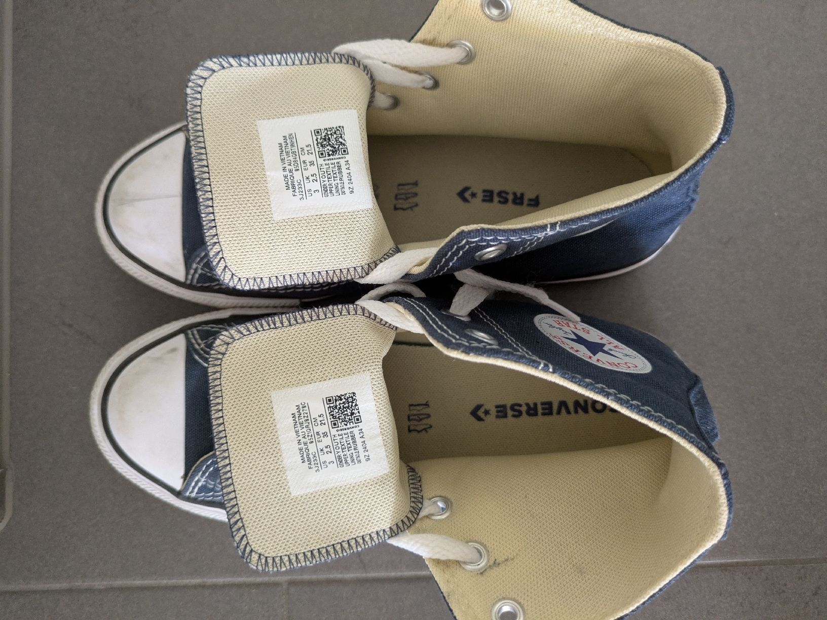 Converse Herrenschuhe: converse bleu, tissu, 35 – Gebraucht aus Ittigen von Flopom 4