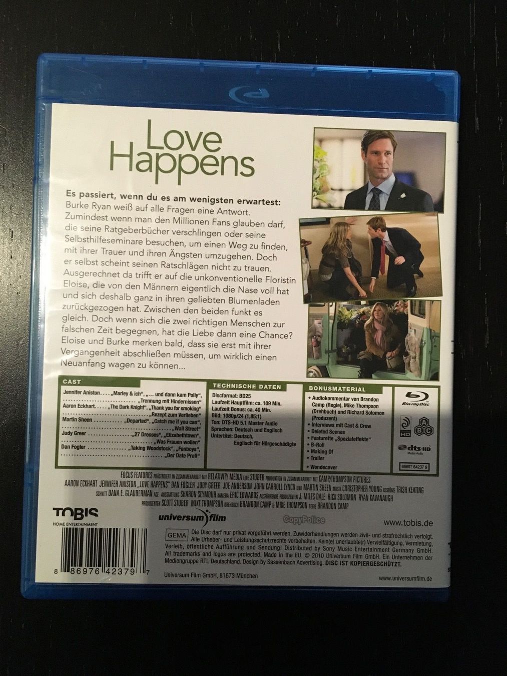 Tutti i DVDs: Blu Ray Love Happens – Usato da Regensdorf venduto da scheissspiel 1
