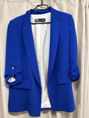 Blauer Blazer Zara