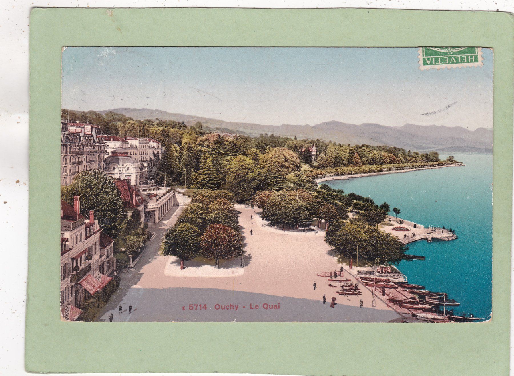 Cartoline postali: Ouchy Le Quai 1910 – Usato da Herisau venduto da Lisegrat2008