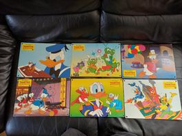 Walt Disney Donald Duck Kinoschilder, 6 Stk., Vintage ca1970