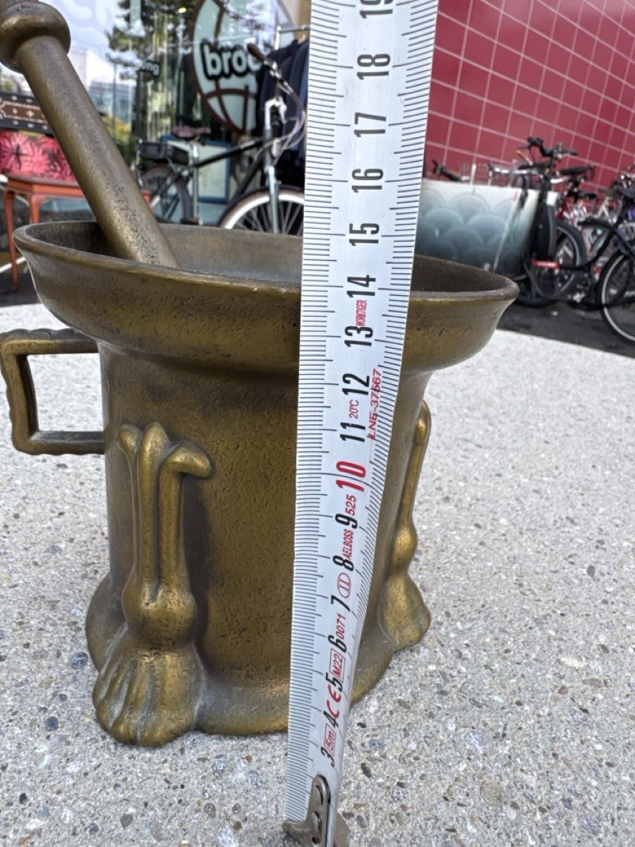 Altro per cucinare: Mörser mit Stössel Bronze gebraucht – Usato da Zürich venduto da Brockiwelt 4