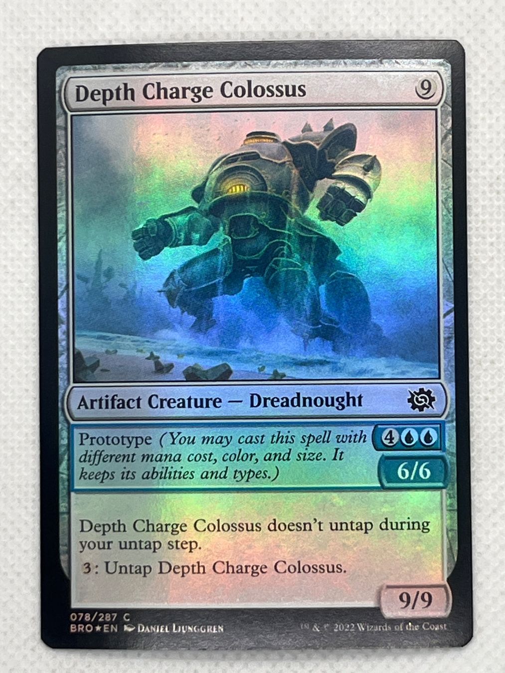 Magic The Gathering Cartes à collectionner: MTG Depth Charge Colossus BRO 078 Englisch Common Foil – D'occasion à Hinterkappelen par Kim1992