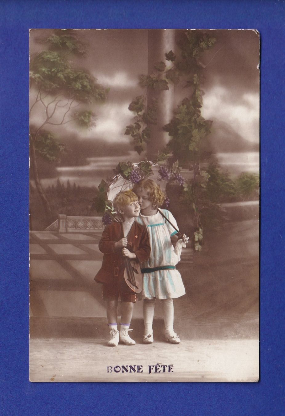 Cartoline postali: ENFANT - Joli petit couple – Usato da Pully venduto da nicecards-shop