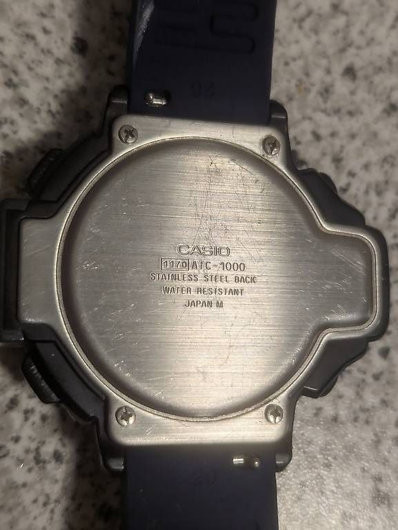 Casio Orologi: Vintage Casio Compass Watch ATC-1000 Japan – Usato da Aeugst am Albis venduto da ger_lr2j 2