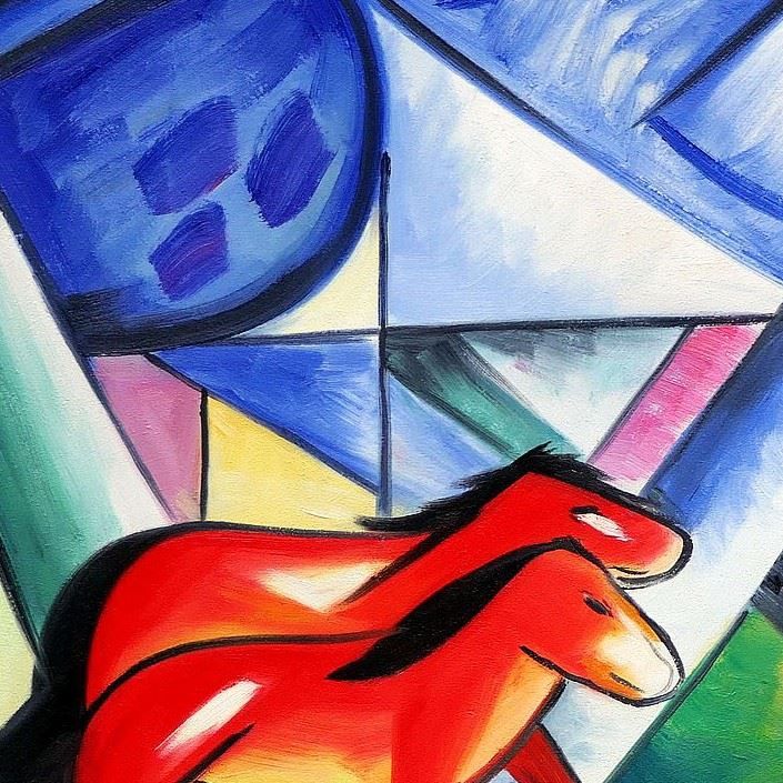 Riproduzioni & Creazioni: Franz Marc - Die ersten Tiere – Nuovo (secondo la descrizione) da Larnaca venduto da KunstDepot24 5