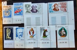 MONACO coins datés ** 1990