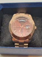 Nibosi Herrenuhr, roségoldfarben,