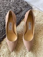 Jimmy Choo Romy Suede Pumps Powder Pink 37