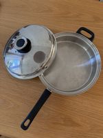 Amway Pfanne 28 Edelstahl mit Deckel Made in USA