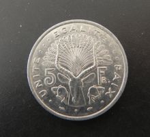 Djibouti 5 Francs 1991