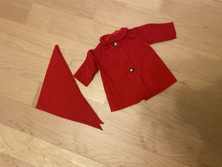 RAR: Sasha Schulmädchenmantel + Kopftuch Original 60er Jahre