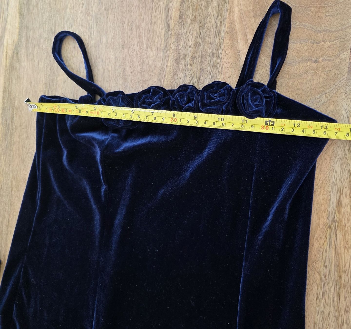 Vestiti: Abendkleid mit Bolero dunkelblau Samt Grösse S/M – Nuovo (secondo la descrizione) da Rheinsulz venduto da Gilea 6