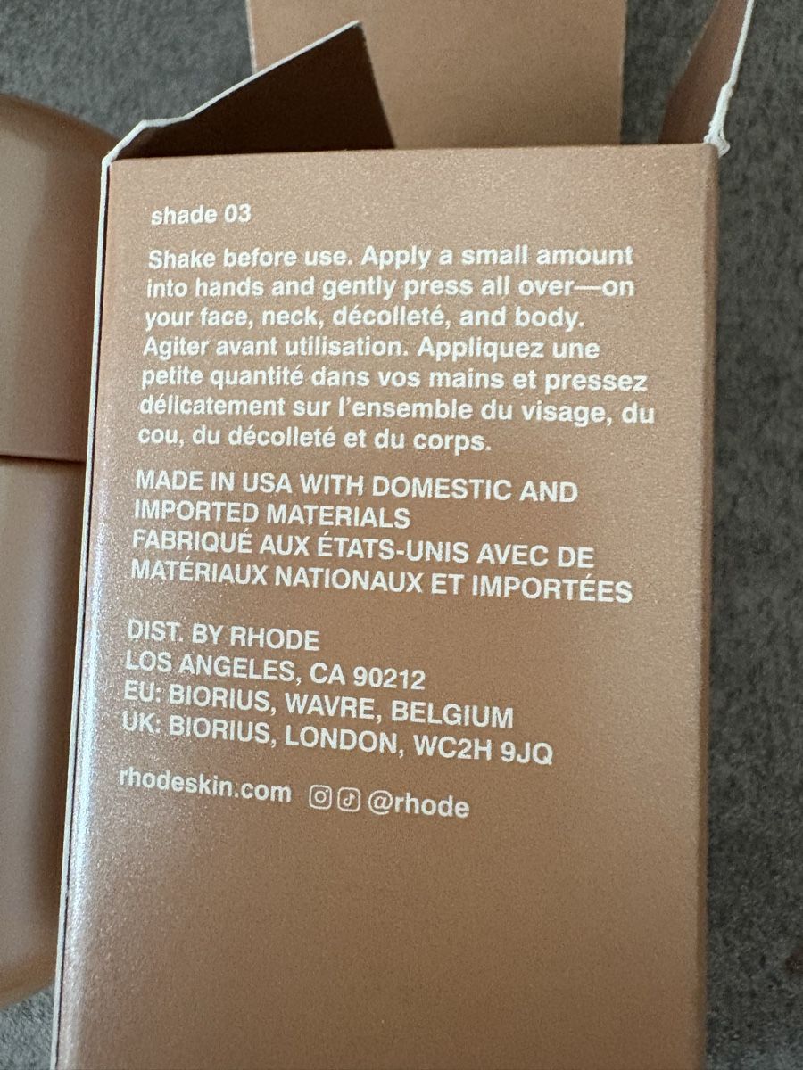 Rhode Cura del viso: Rhode Highlight Milk Shade 03 neu 65ml – Nuovo e nell'imballaggio originale da Schaan venduto da Filipipa 2