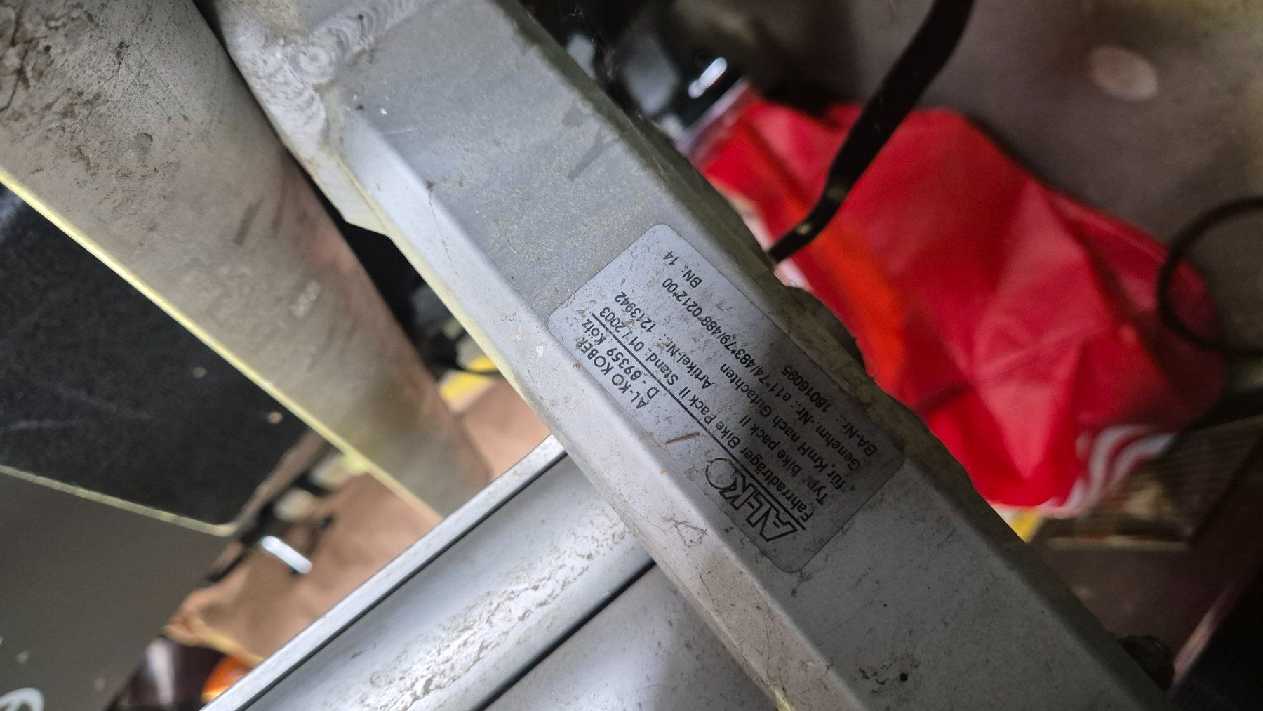 Anhängerersatzteile: Veloträger AL-KO – Gebraucht aus Rämismühle von beni0010 5
