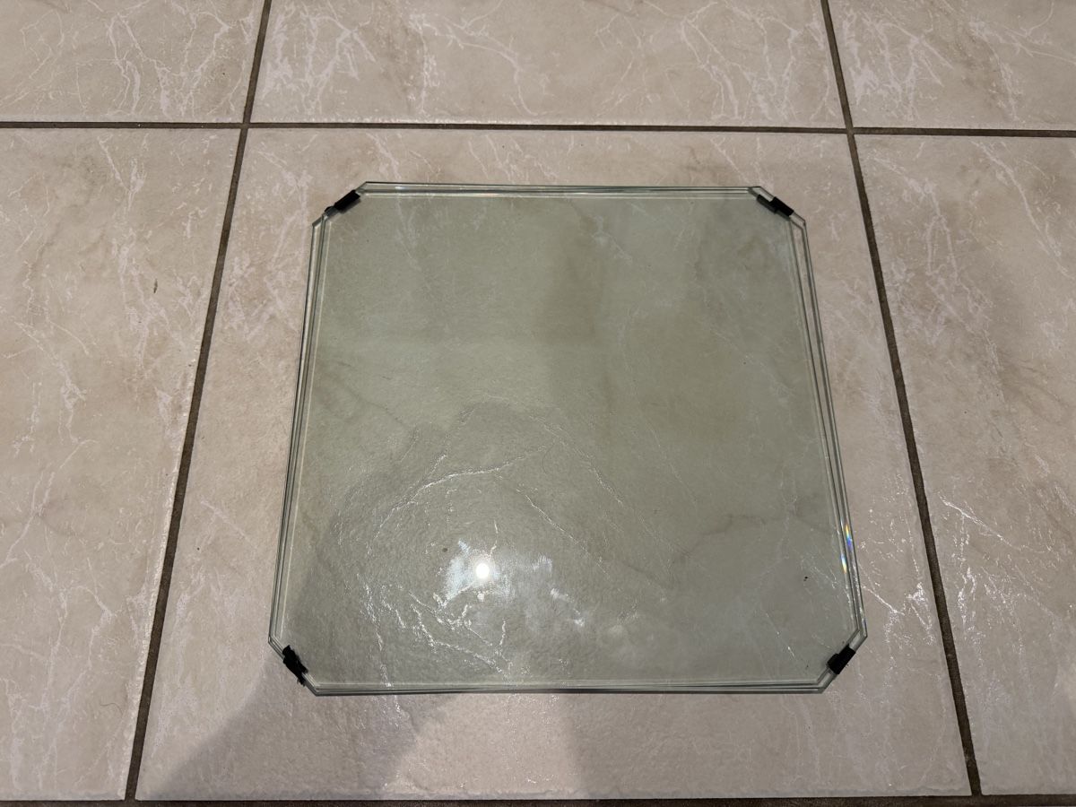 Plateaux:  2 USM Glaselemente 35x35cm – D'occasion à Watt par Segi75