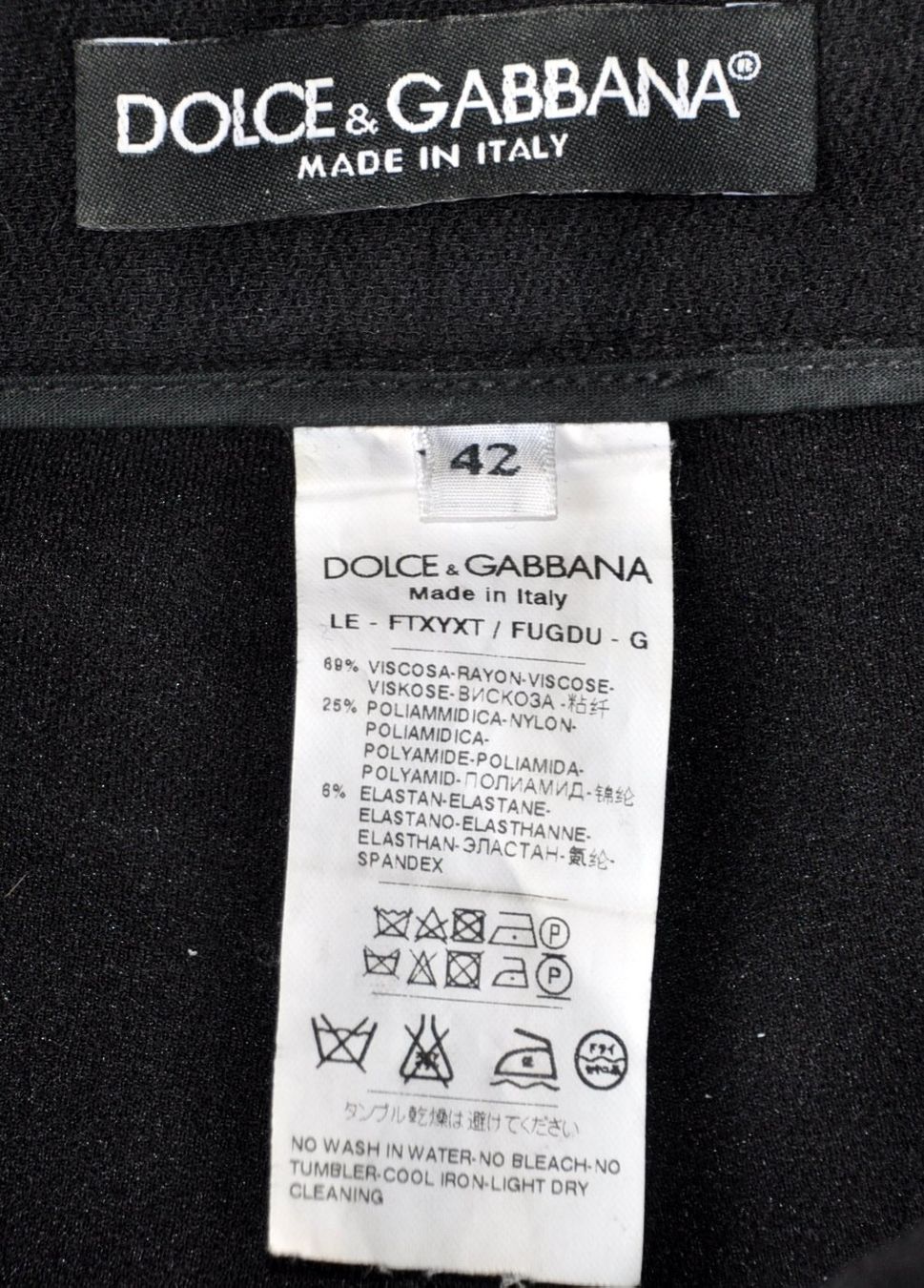 Dolce & Gabbana Pantaloni: Dolce & Gabbana  Hose / pantalon  .42 ( 38) – Usato da Collonges venduto da arashee 2