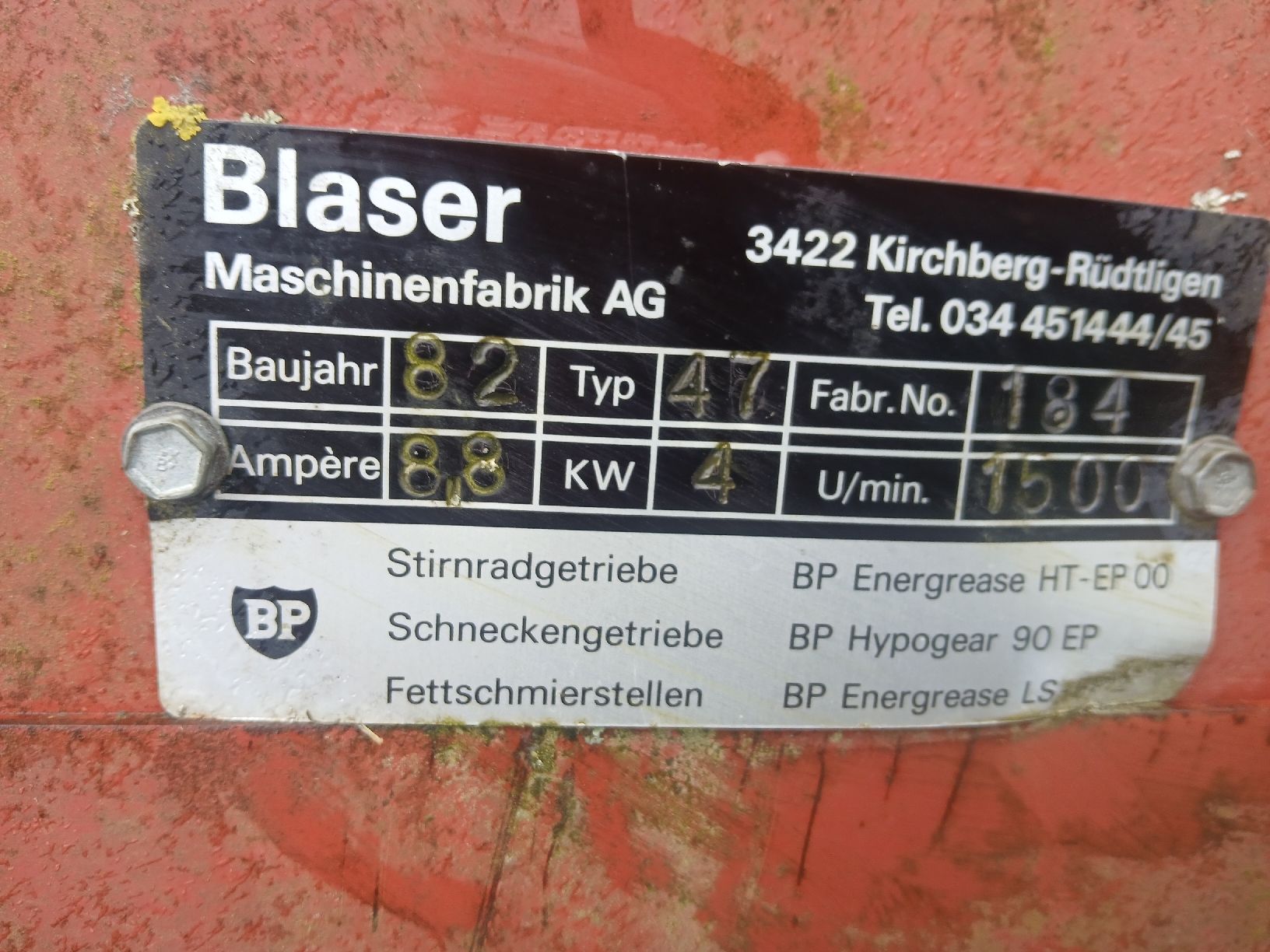 Lade-, Silier- & Transportwagen: Förderband Blaser – Gebraucht aus Rossrüti von T5.115
