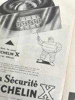 MIchelin Reifen- 4 alte Werbungen/Anciennes réclames 1960/61