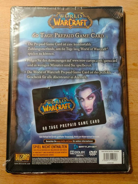 WoW Game Card 60 Days Kaufen auf Ricardo