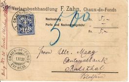 PK - Chaux de Fonds 1899