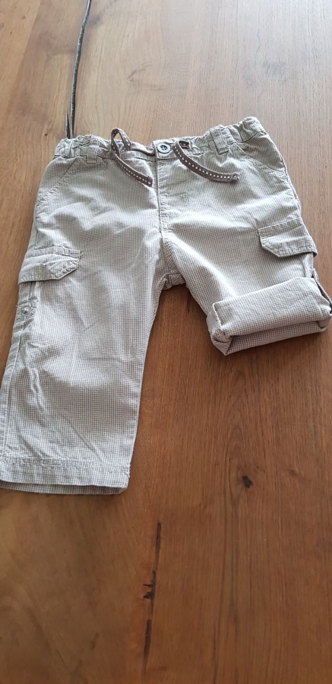 Pantaloni: Hosen beige kariert, Gr. 74 – Usato da Dietikon venduto da grafad
