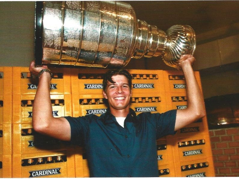 Cartoline postali: Photokarte / David Aebischer / Cardinal / Eishockey – Usato da St.Silvester venduto da Cenosillicaphobist