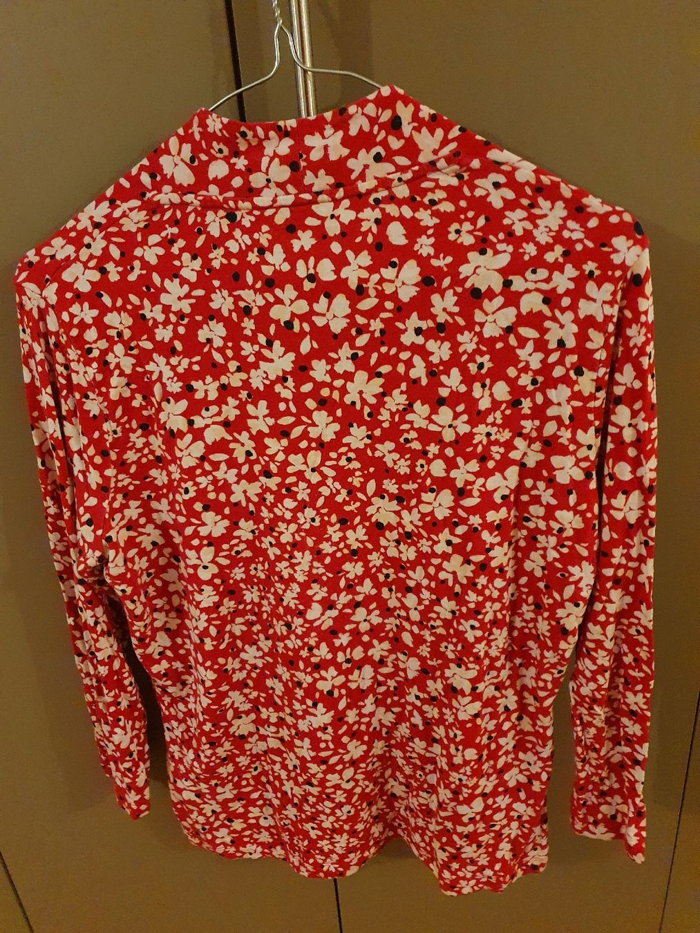 Camicette: Hobbs Bluse, Grösse M, Rot mit Blumenmuster – Nuovo (secondo la descrizione) da Zürich venduto da Philotimo 2