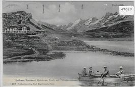 Kurhaus Reinhard, Melchsee, Frutt mit Ruderboot - animee