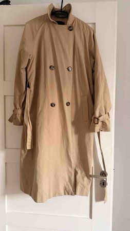Damen Trenchcoat beige zweireihig gebrauchter Zustand