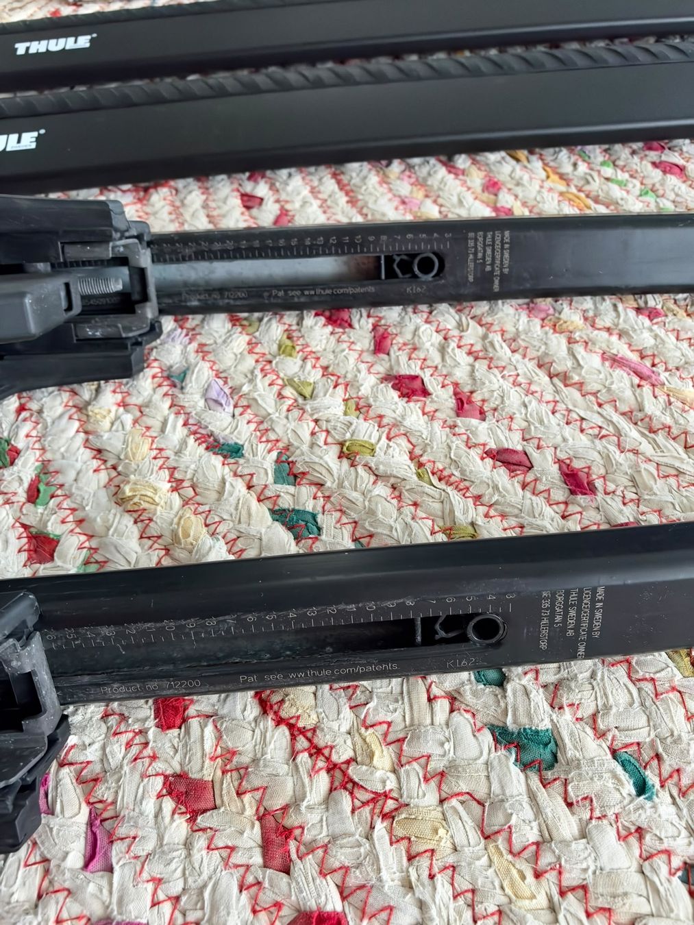 Thule Portapacchi: Thule Rapid System 757 + WingBar Black 961B – Usato da zürich venduto da carmel99 3