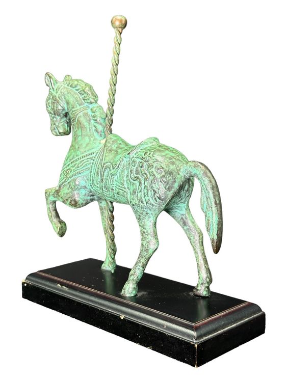 Sculpture Japonaise Ancienne En Bronze - Cheval Par Ito Kunio (1890-1970) - Vintage