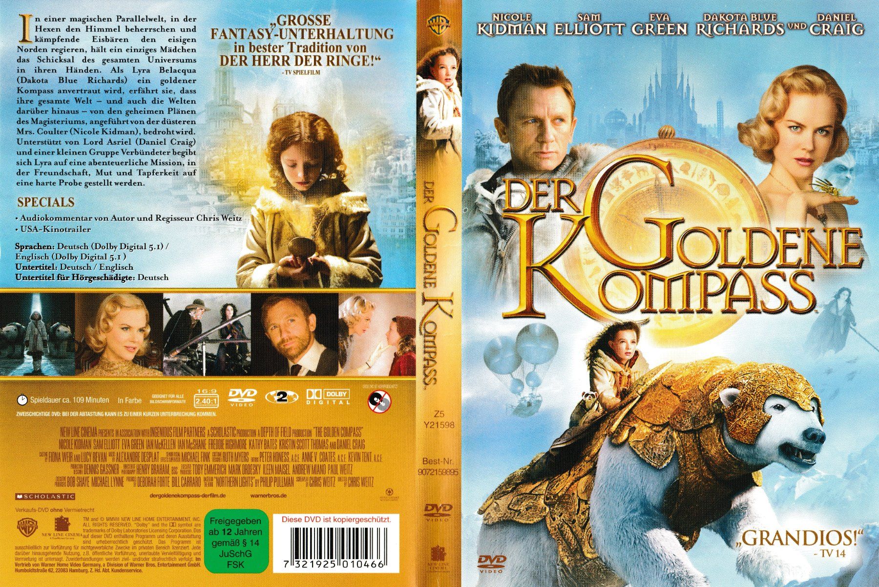 Tutti i DVDs: DVD - Der Goldene Kompass – Usato da Langnau am Albis venduto da MediaRescuerKeLoX