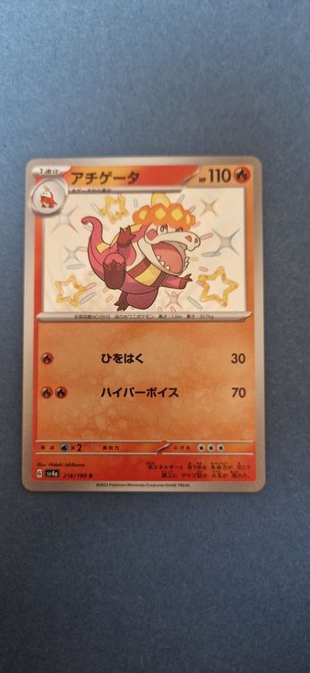 Lokroko / Crocalor - Shiny Rare - Shiny Treasure EX (Gebraucht) in ...