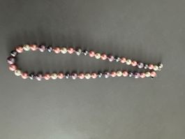 Süsswasser Perlenkette mit Silberverschluss