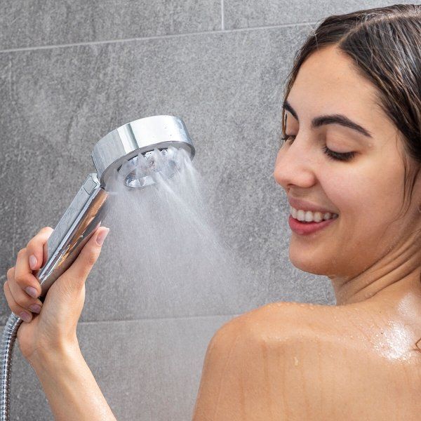 Soffioni doccia: Doppel-Dusch-Brause mit 3-in-1-Spender – Nuovo e nell'imballaggio originale da Geneve venduto da Titi2008 5