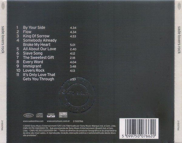 CD: SADE - Lovers Rock – Usato da Unterbäch venduto da fiqsa 1