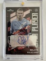 Erling Haaland Auto 1/5 Topps Knockout Black 2025/26