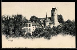AK Brugg, Kirche und Häuser