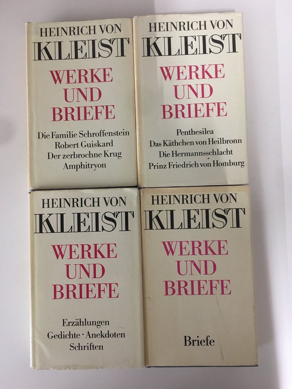 Bücher: Heinrich von Kleist Werke und Briefe – Gebraucht aus Biel-Benken BL von AngiSchaefer