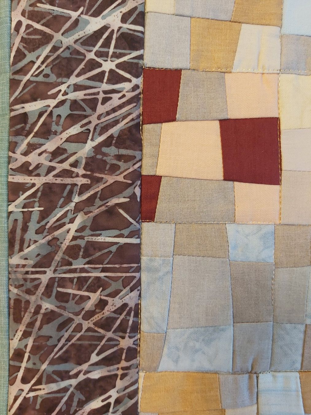 Tutte le decorazioni: Patchwork Quilt "Muscheln am Strand" Unikat 70 x 70 cm – Nuovo (secondo la descrizione) da Wetzikon ZH venduto da Meltingpot29 1