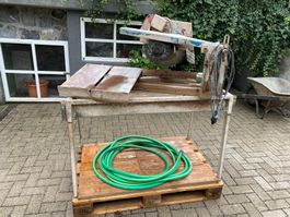 Tischsteinfräse- nass- aus Gartenbaubetrieb