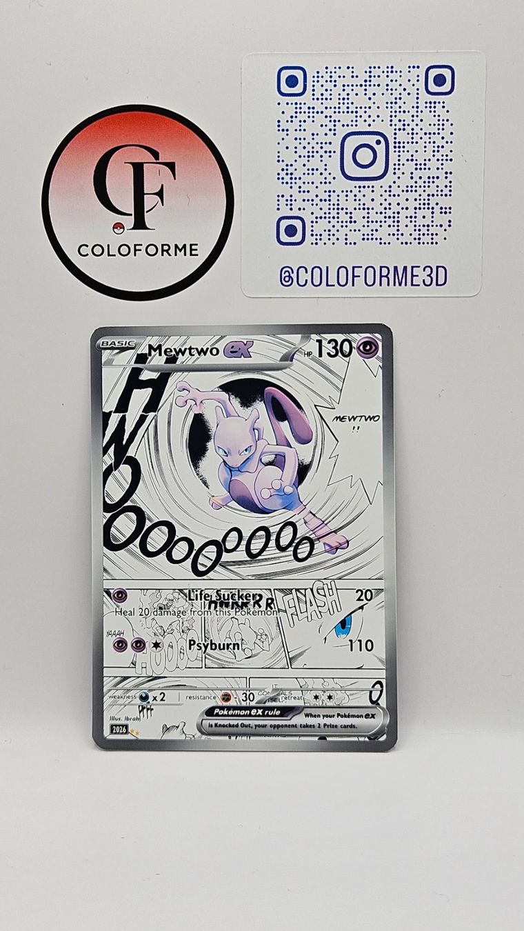 Pokémon Carte collezionabili: Mewtwo Custom Card – Nuovo (secondo la descrizione) da Yverdon-les-Bains venduto da sen_dh25