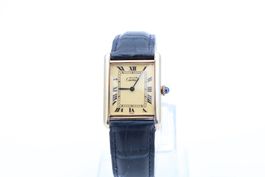 Cartier Tank Vermeil Lemon Roman Dial 23mm Handaufzug