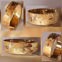 Gold Armreif 18 K/750 ca 26.5 g MASSIV - ABSOLUTE RARITÄT !