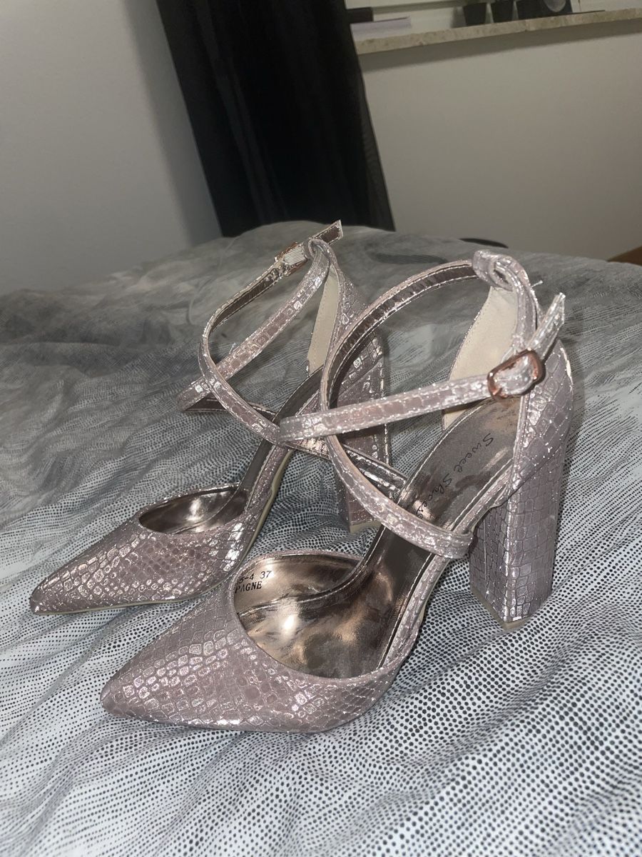 Scarpe da donna: Highheels glitzer effekt rosa 37 – Nuovo (secondo la descrizione) da Winterthur venduto da chiaraelisa93 1
