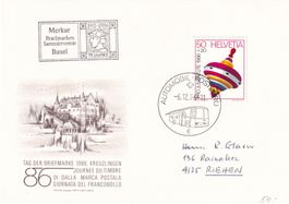 Tag der Briefmarke 1986 Kreuzlingen 4.-6.12.1986